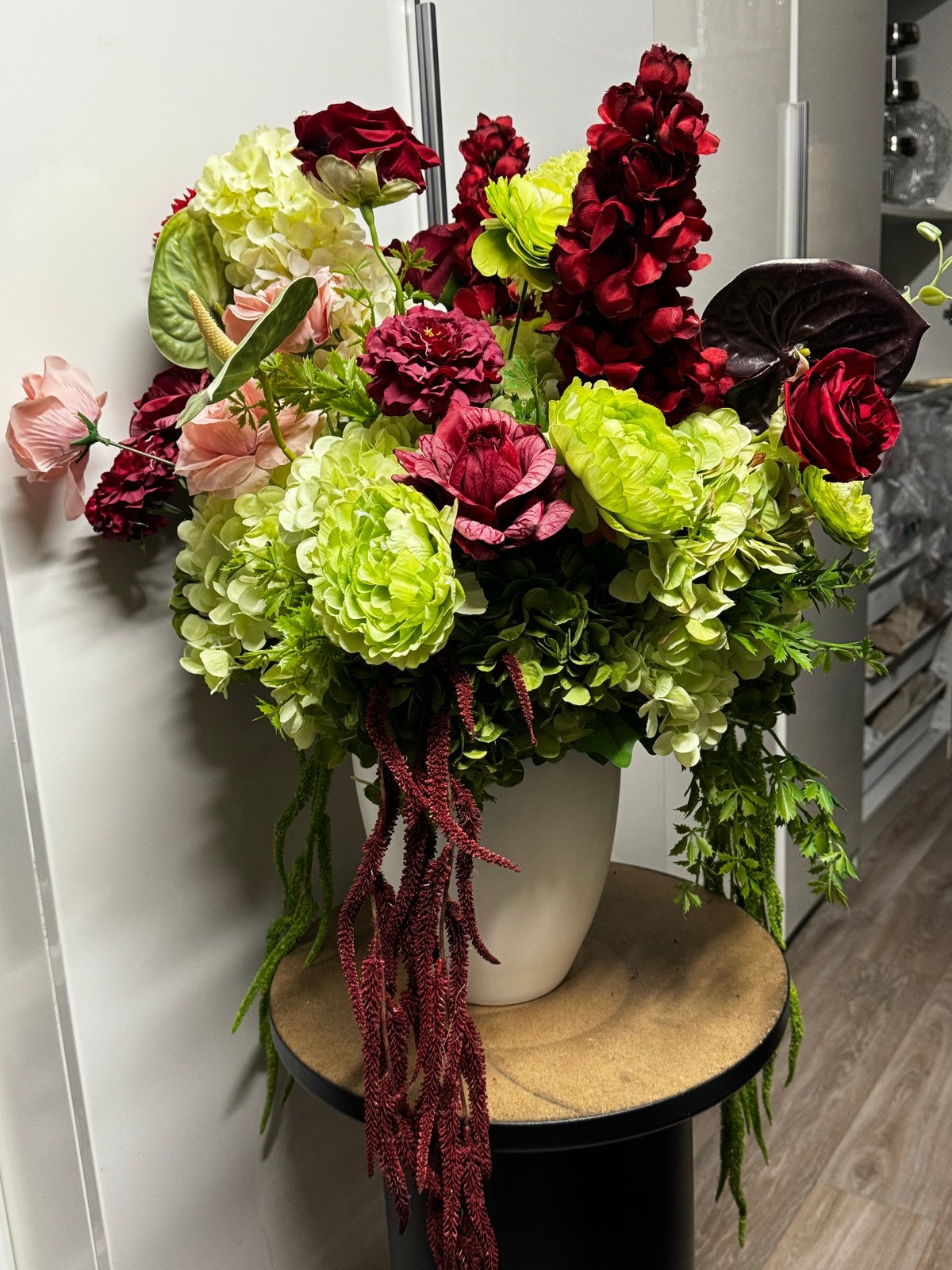 Prachtig trendy bloemstuk - Kunstbloemen, Ophalen of Verzenden, Nieuw