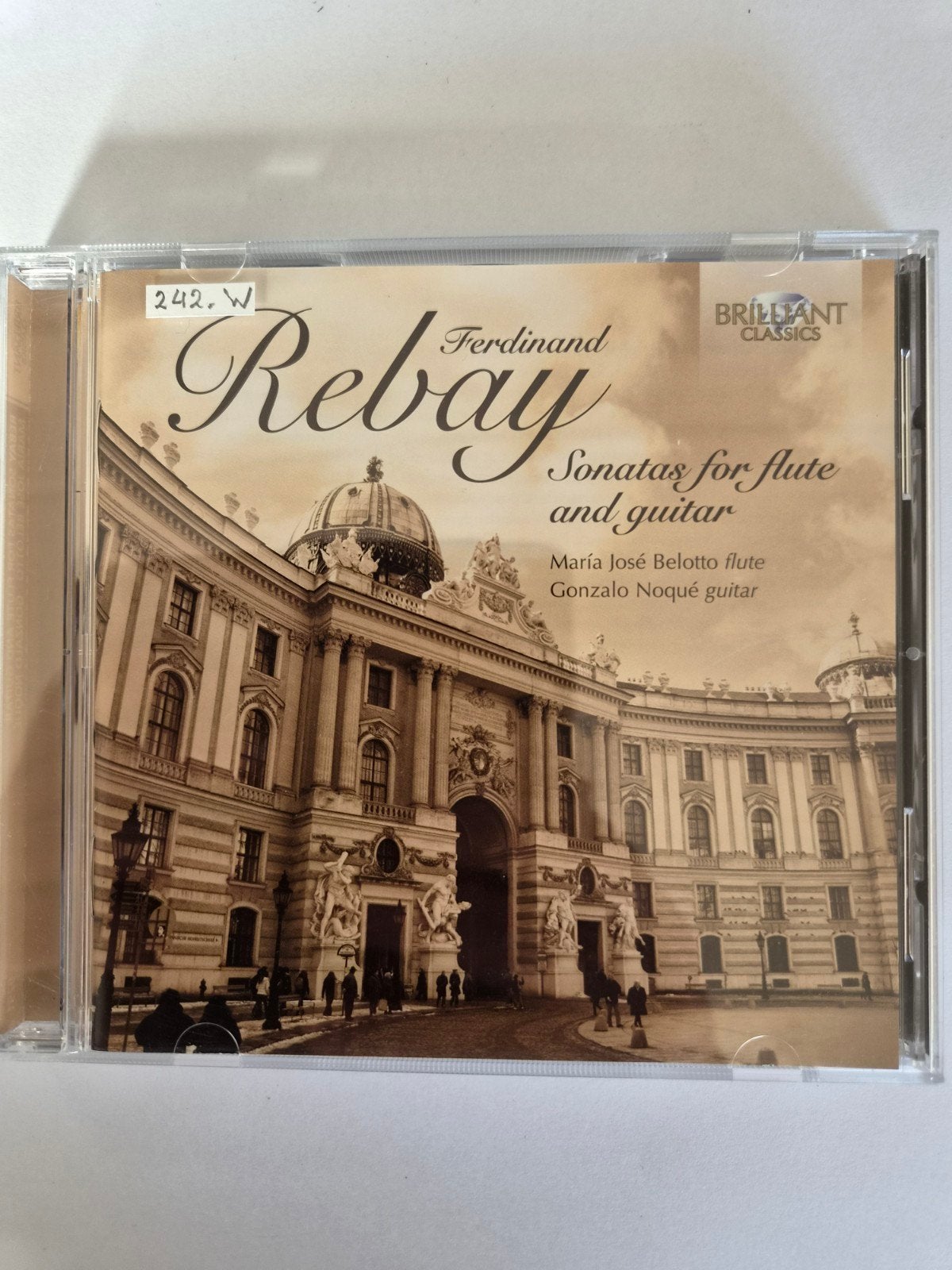 Ferdinand Rebay: Sonatas for Flute and Guitar - CD, Kamermuziek, Overige componisten, Modernisme tot heden, Ophalen of Verzenden