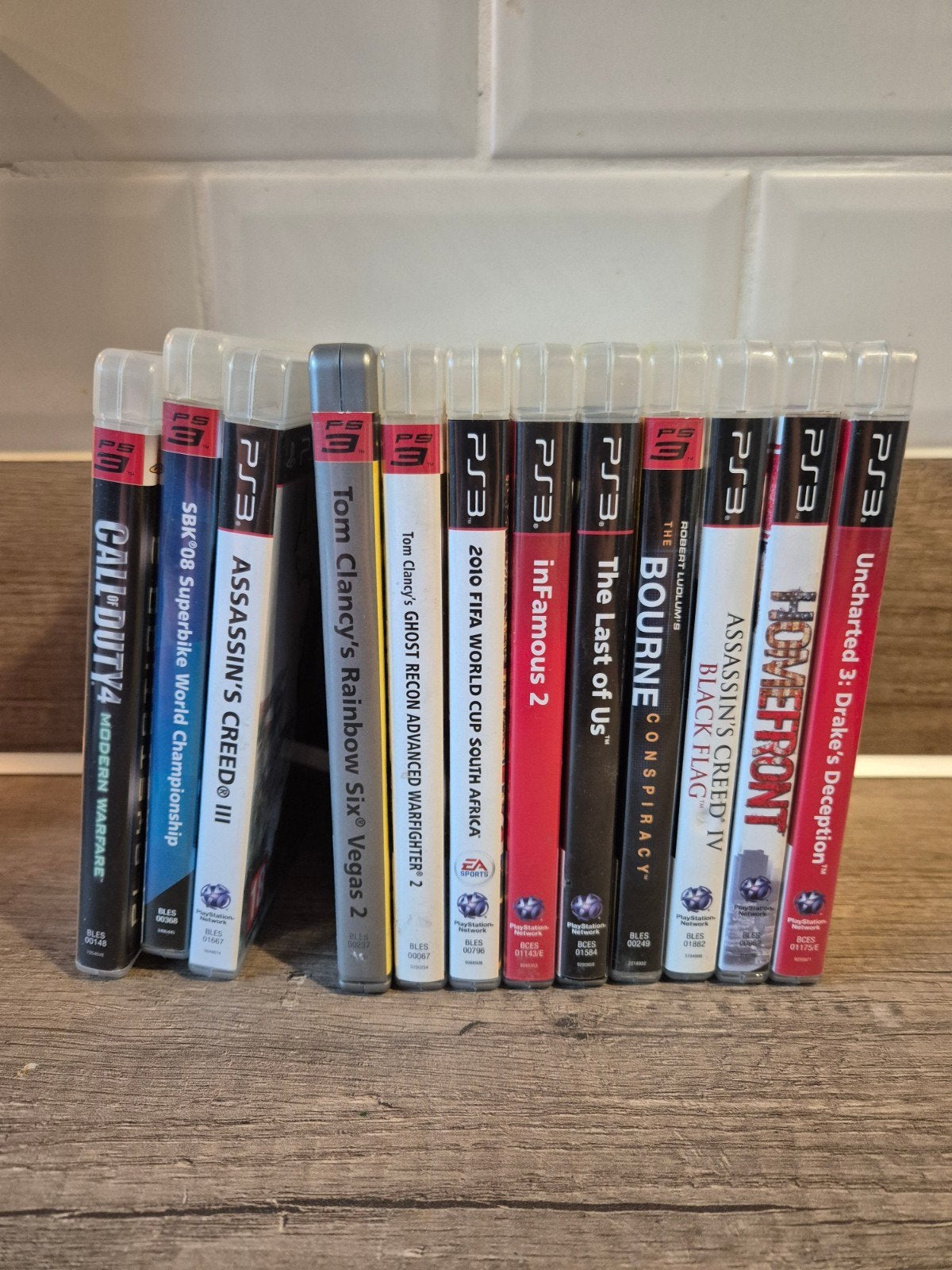 PS3 Games Bundel | 12 Games | The Last of Us, Assassin's Cre, Avontuur en Actie, Gebruikt, Vanaf 18 jaar, 1 speler