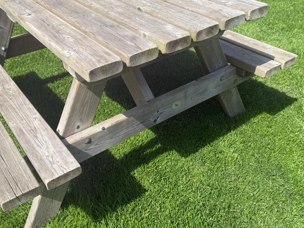 Houten picknicktafel voor kinderen, Gebruikt, Rechthoekig, Hout, Ophalen