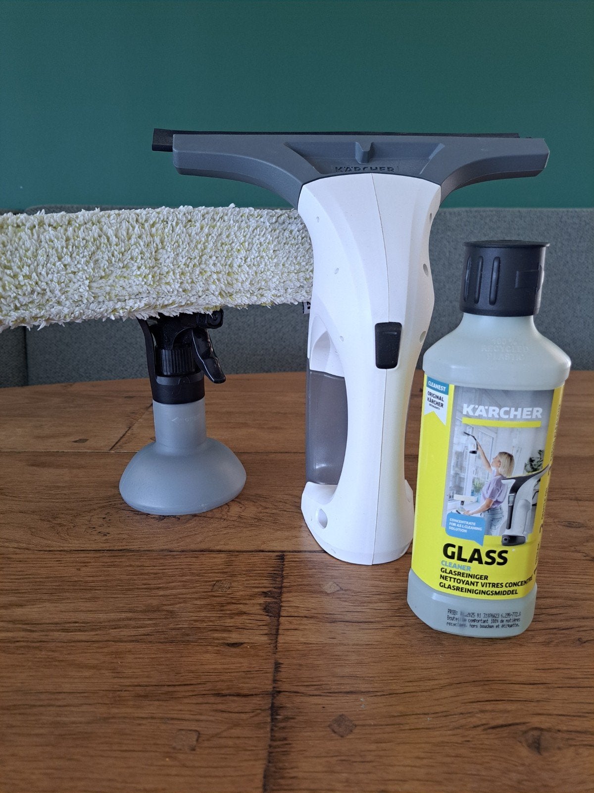 Kärcher raamwisser met glasreiniger, Ophalen of Verzenden