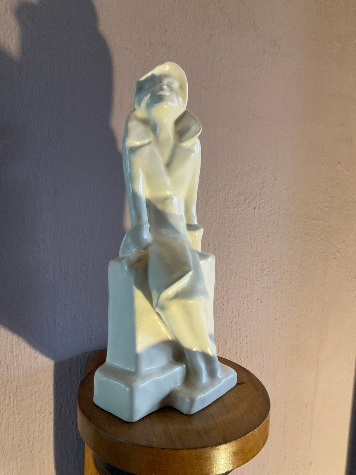 Plateel Art Deco Dame, Ophalen of Verzenden