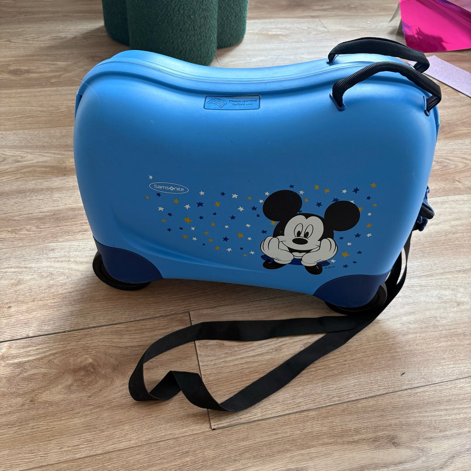 Samsonite Dream kinderkoffer Mickey, 40 tot 60 cm, Gebruikt, 20 tot 30 cm, Blauw