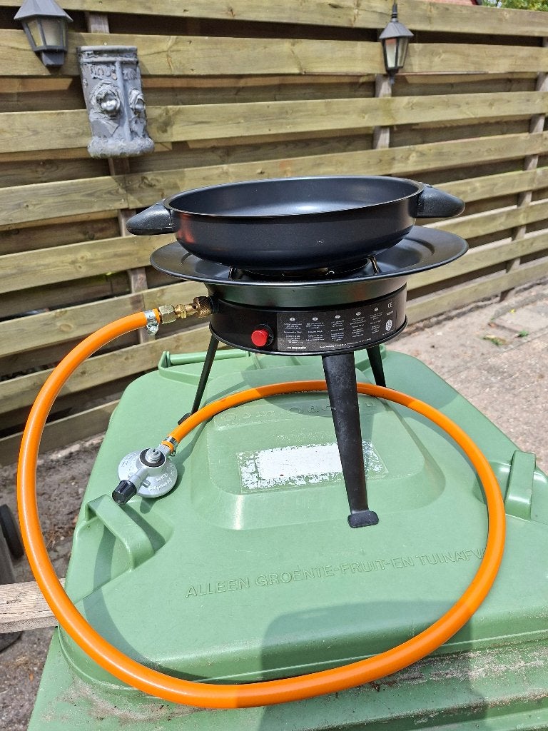 Zibro Grill en een  campinggaz fles, Ophalen, Gebruikt, Campingaz