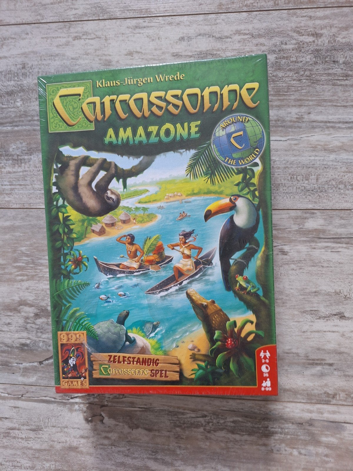 Carcassonne Amazone - Nieuw in doos, ongeopend, Hobby en Vrije tijd, Gezelschapsspellen | Bordspellen, Drie of vier spelers, Ophalen of Verzenden