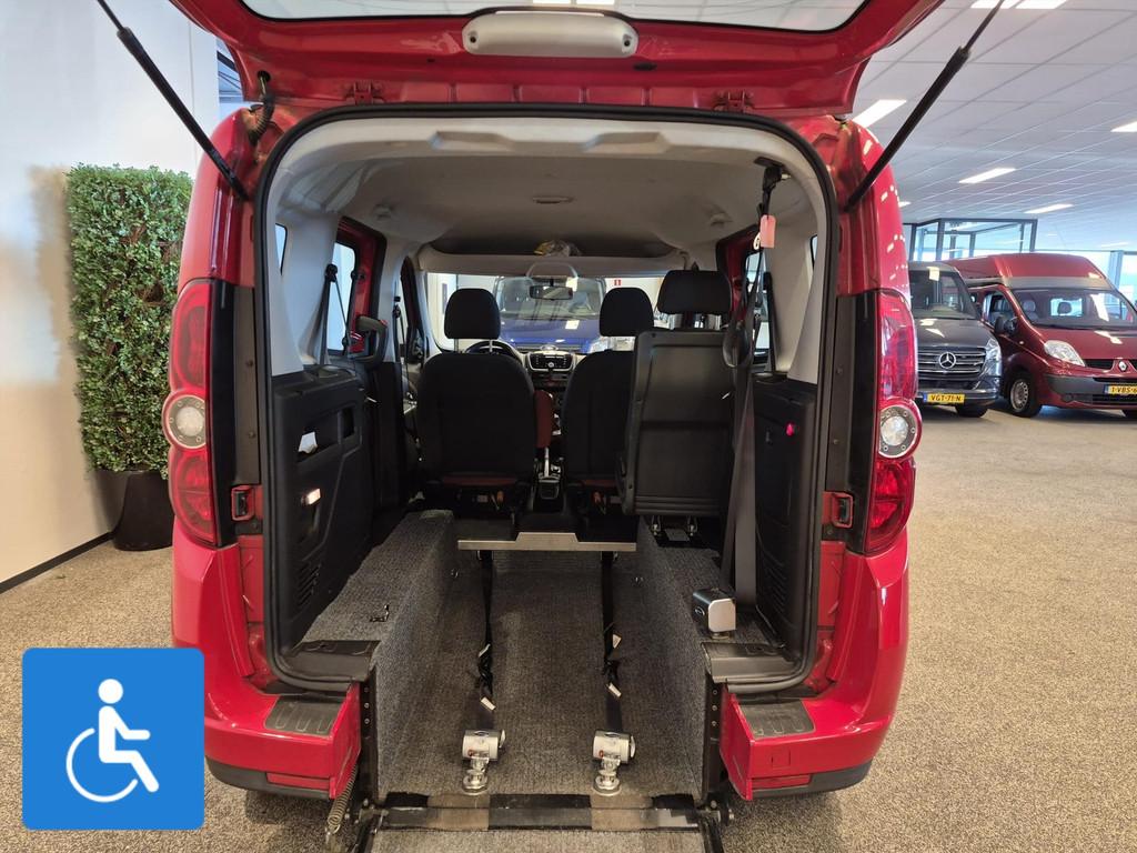 Fiat Doblo L1 Rolstoelauto XXL 160 cm 3+1, Auto's, Fiat, Multifunctioneel stuurwiel, 12 maanden, Stof, Gebruikt