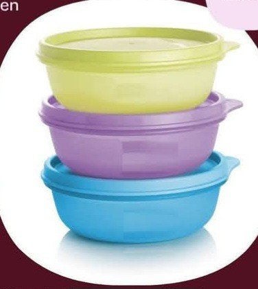 Tupperware ruimteschaaltjes 300ml, set van 3, nieuw, 300 ml, Nieuw, Ophalen of Verzenden, Met deksel