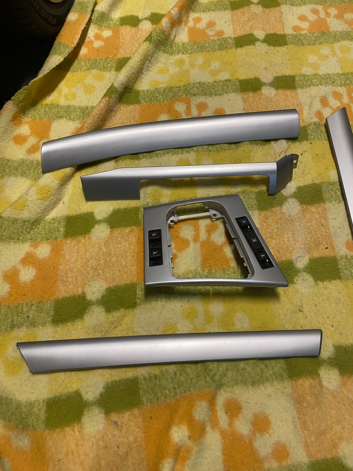 Zilvere alu inleg e46 in zeer nette staat, Ophalen, Gebruikt, BMW