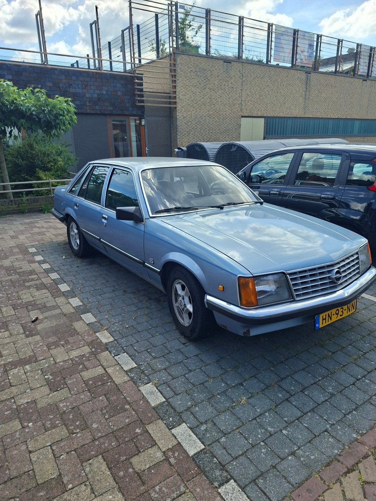 Opel Senator, Auto's, Oldtimers, Elektrische ramen, Blauw, Opel, Blauw