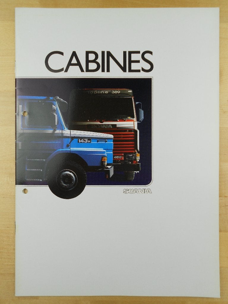 Scania Cabine Brochure 1989 – 143 113 93 T R G P, Verzenden, Zo goed als nieuw, Overige merken, Scania