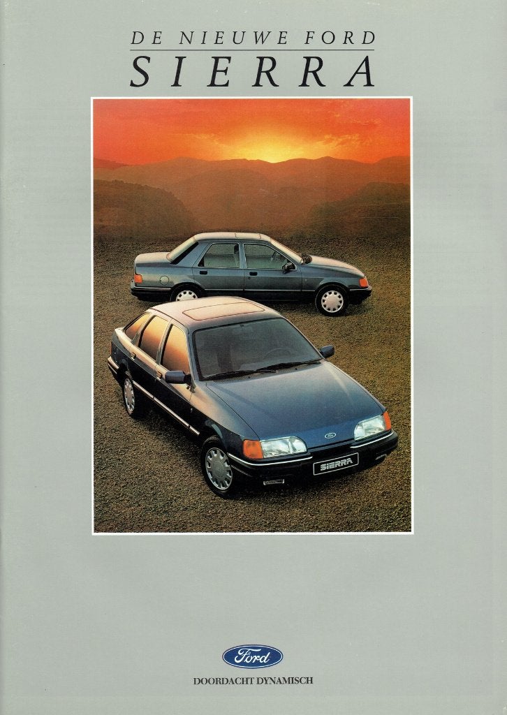 Folder Ford Sierra (1987), Verzenden, Gelezen, Ford