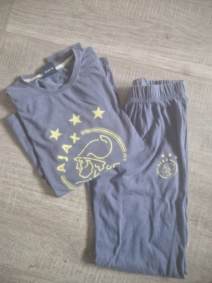 Ajax pyjama set maat 164, Gebruikt, Jongen of Meisje, Ophalen of Verzenden, Nacht- of Onderkleding