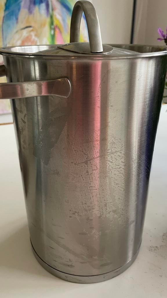 Te koop: rvs asperge pan, nieuwstaat, Ophalen of Verzenden, Zo goed als nieuw