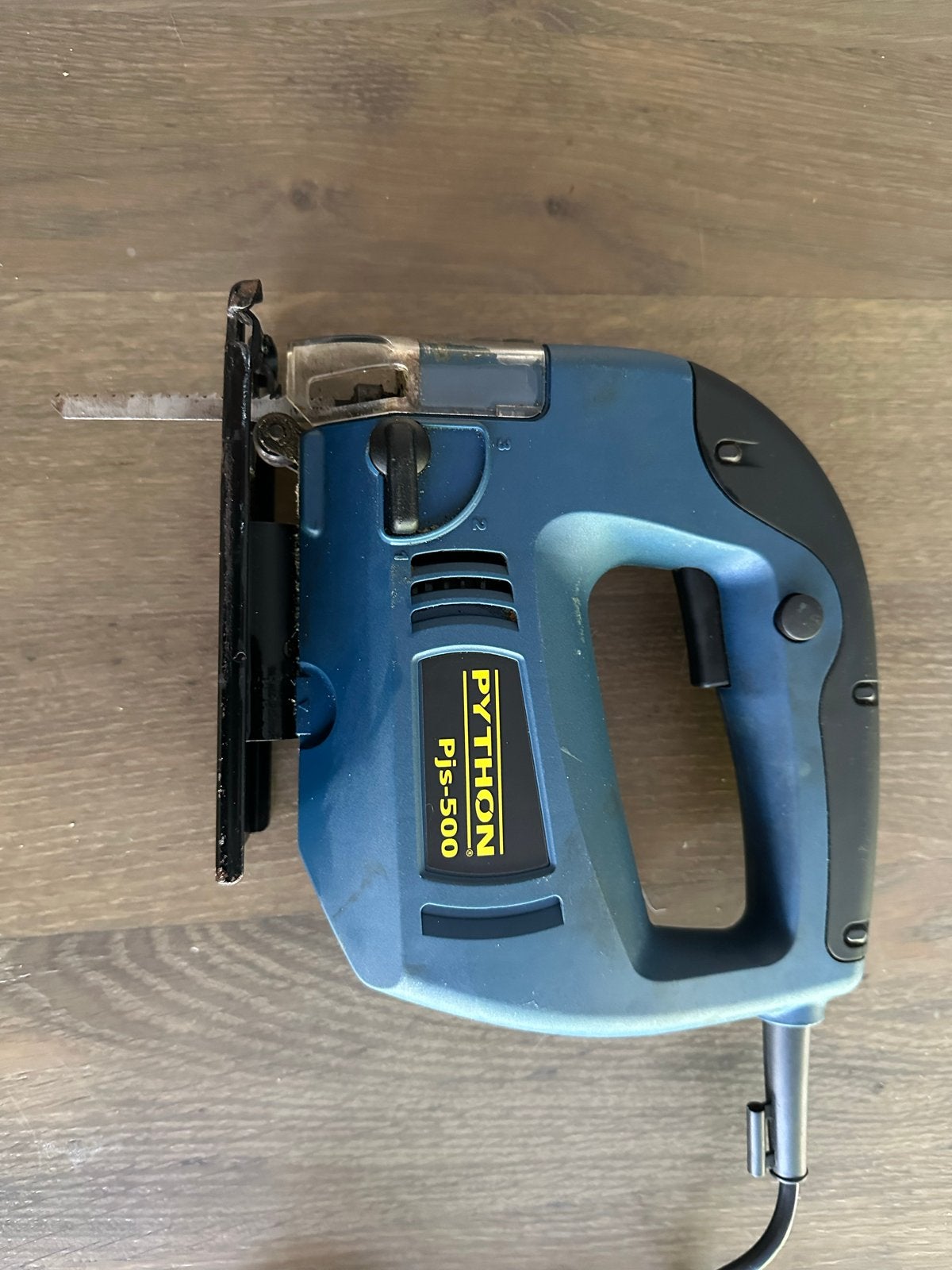 Python PJS-500 Decoupeerzaag - netjes gebruikt, Doe-het-zelf en Verbouw, Ophalen, Gebruikt, Decoupeerzaag, 30 tot 70 mm