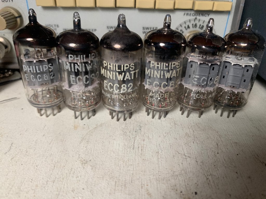 3 paar ECC82 philips, Verzenden