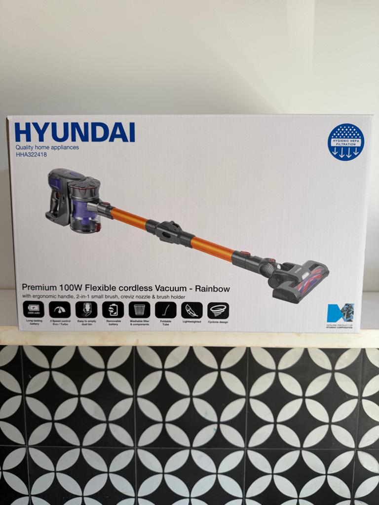 Nieuw Hyundai Premium 100W Draadloze Steelstofzuiger - Nieuw, Overige merken, Ophalen of Verzenden, Minder dan 1200 watt, Reservoir