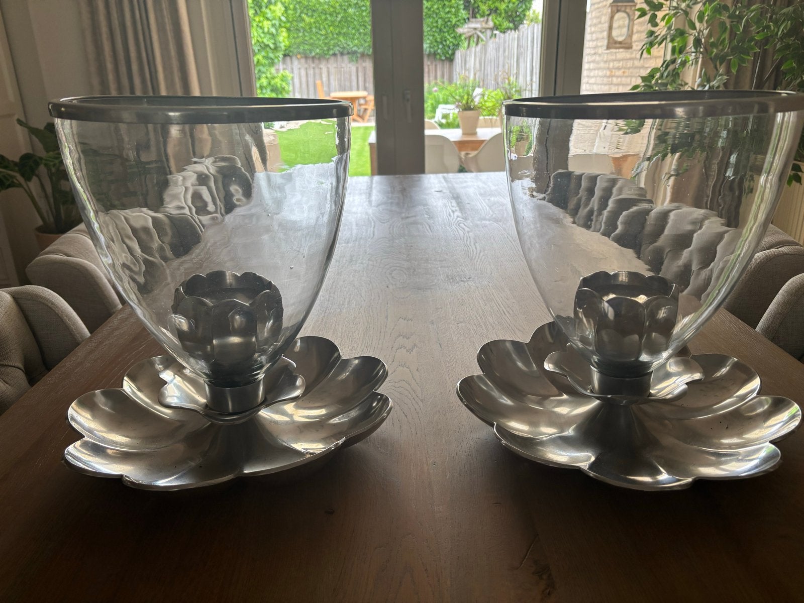 Riviera Maison Windlichten / Kandelaars (set van 2), Ophalen, Windlicht, Rivièra Maison, Glas