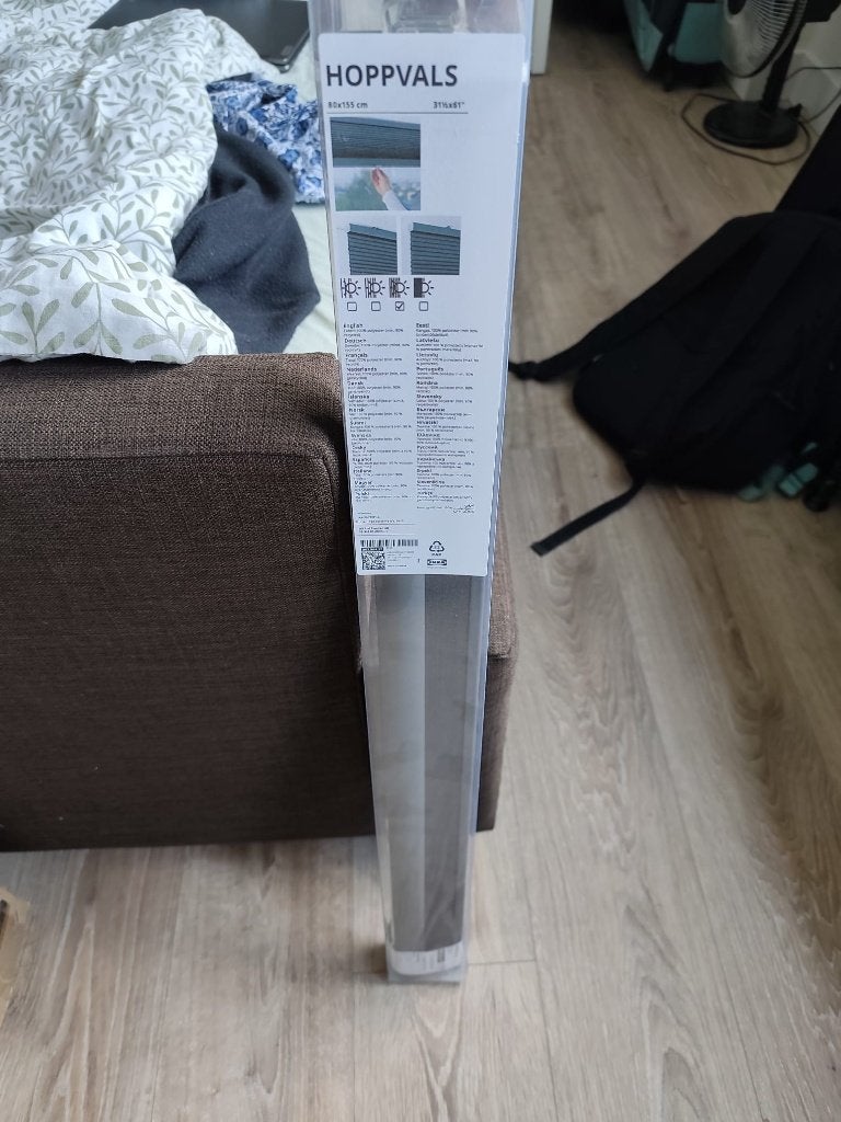 Ikea Hoppvals dark blinds, Huis en Inrichting, Stoffering | Gordijnen en Lamellen, Ophalen, Nieuw, 50 tot 100 cm, Dark