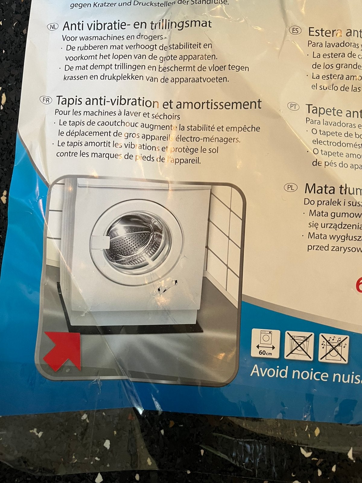 Shock absorbing mat, Ophalen, Zo goed als nieuw