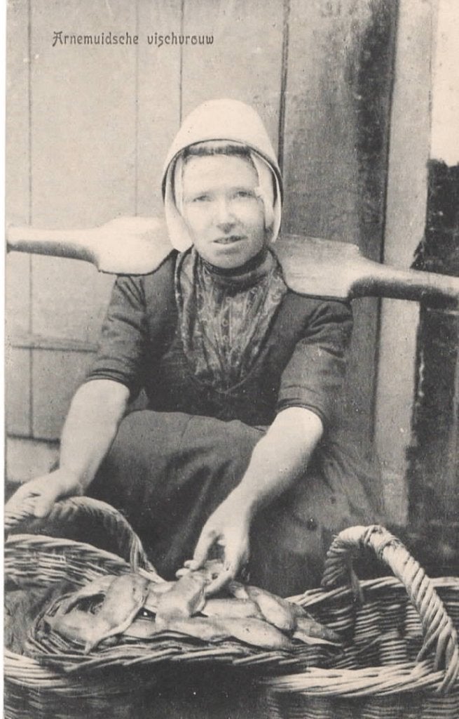 Arnemuiden visvrouw, Verzenden, Voor 1920, Gelopen, Zeeland