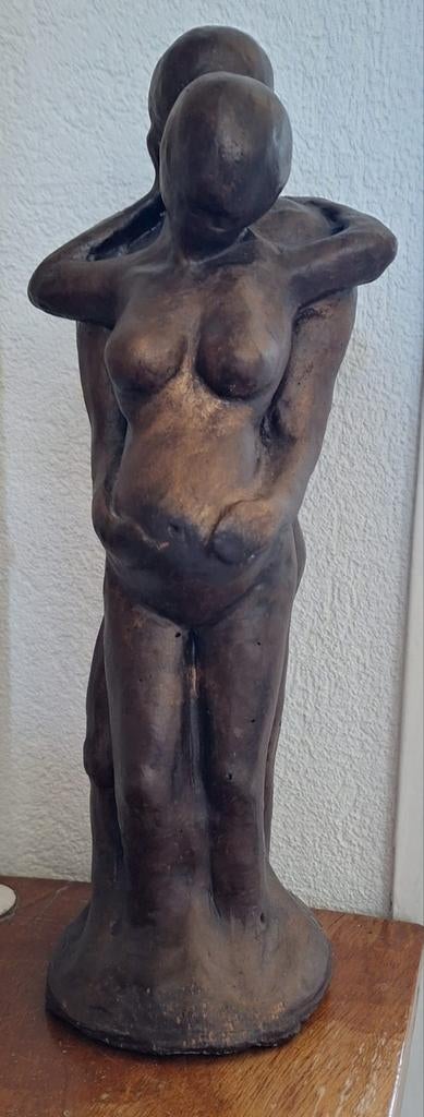 Beeld zwangere vrouw met man, Ophalen of Verzenden