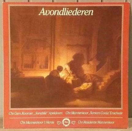 #129 LP Avondliederen, Ophalen of Verzenden, Gebruikt, Overige formaten