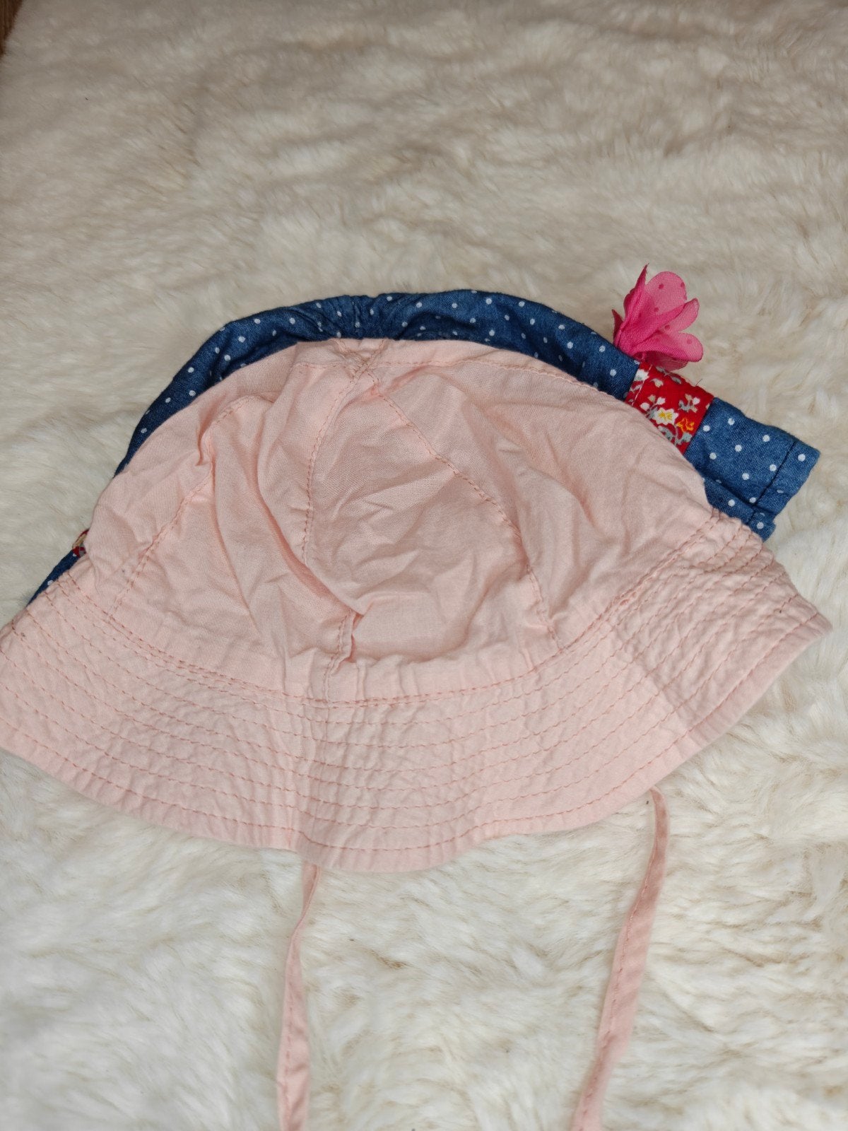 Leuk zonnehoedje voor baby/peuter, Gebruikt, Meisje, Ophalen of Verzenden, 104 of kleiner