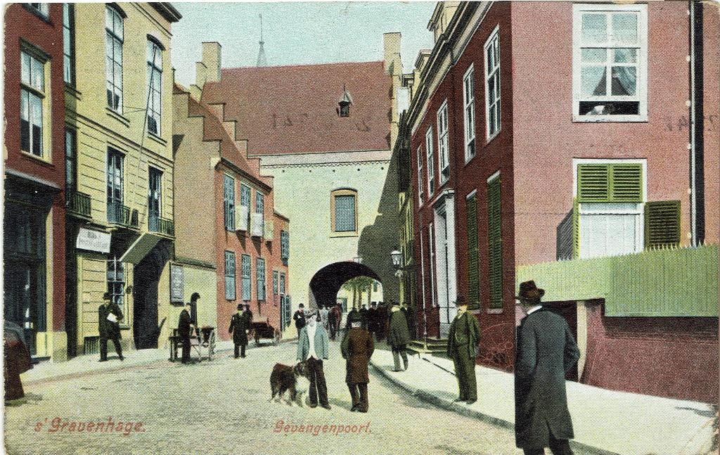 Den Haag – Gevangenpoort. Gelopen De Bildt 1907., Ophalen of Verzenden, Voor 1920, Gelopen, Zuid-Holland