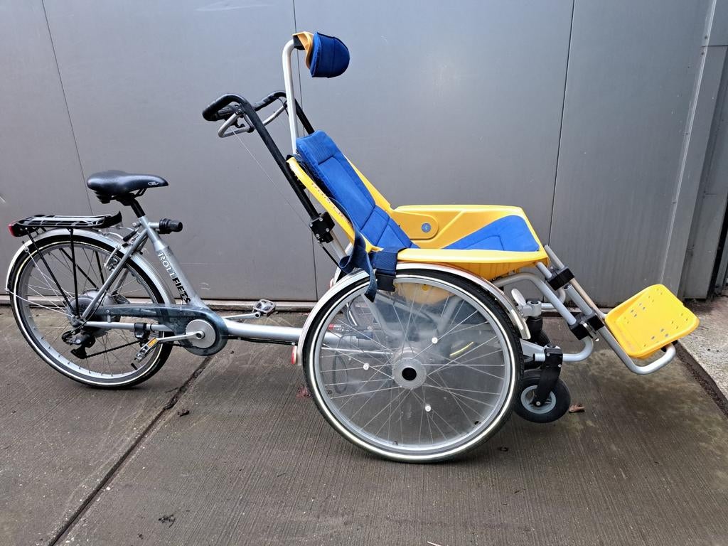 Invalidefiets met nieuwe accu Roll Fiets, Fietsen en Brommers, Ophalen of Verzenden, Gebruikt, Velgrem, Onbekend