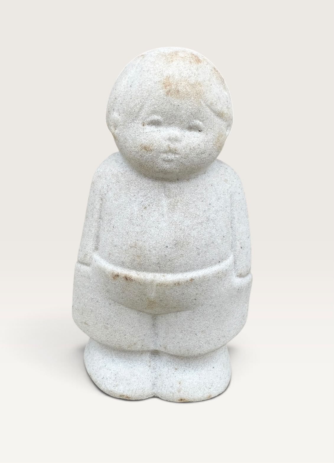 Marge Stone Art Beeldje - Kindje - Steen van Marbell, Overige onderwerpen, Minder dan 20 cm, Ophalen of Verzenden, Gemerkt