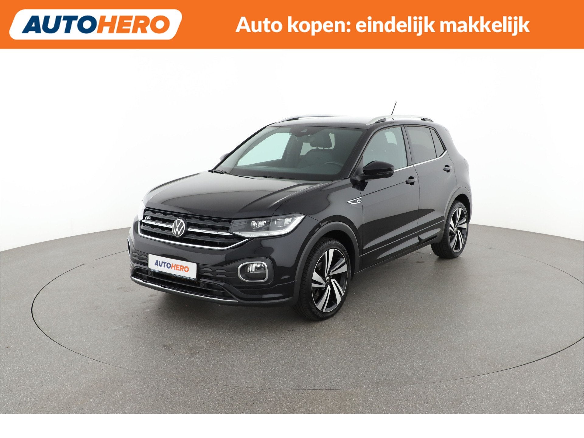 Volkswagen T-Cross 1.0 TSI R-Line |XJ88491| (bj 2022), Auto's, T-Cross, Gebruikt, Met garantie (alle), Leder en Stof