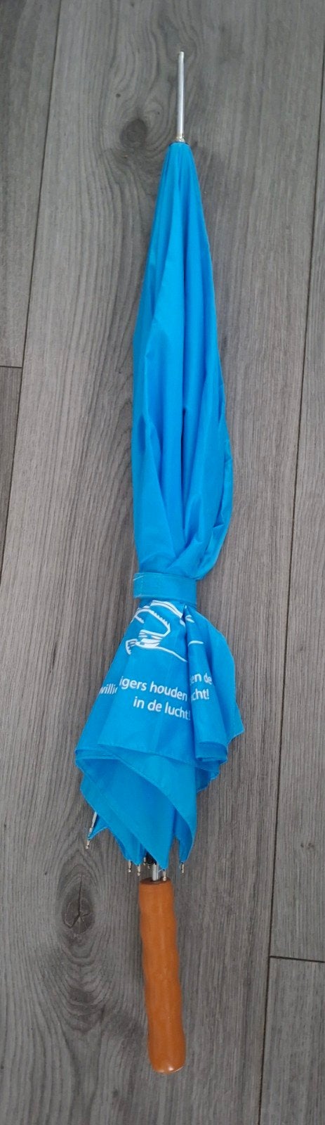 grote paraplu, Sieraden, Tassen en Uiterlijk, Ophalen, Zo goed als nieuw, Blauw