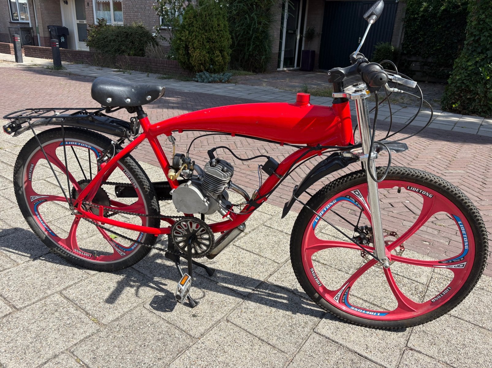 Zeldzame motor fiets voor de liefhebber, Ophalen, Gebruikt, Staal, 24 inch of meer