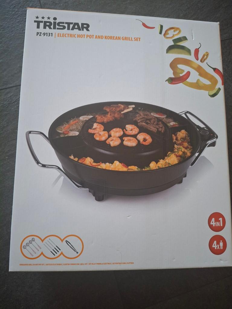 Nieuwe Elektrische Hot Pot en Koreaanse Grill Set, Ophalen