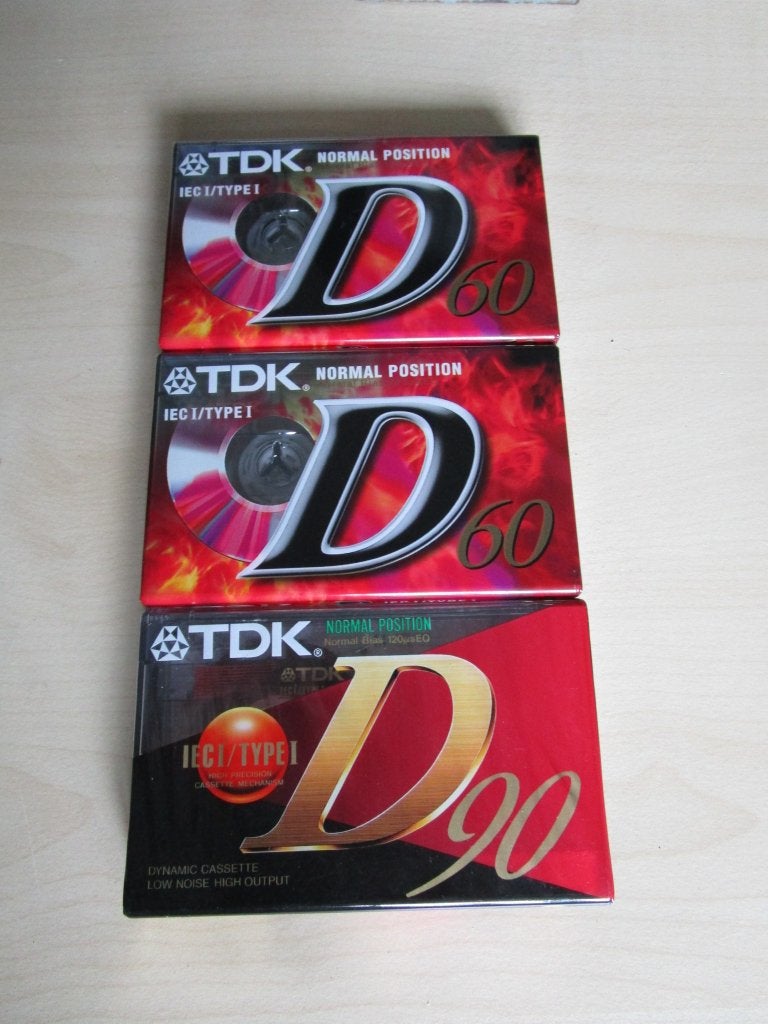 TDK cassette bandtjes, Cd's en Dvd's, 2 t/m 25 bandjes, Overige genres, Ophalen of Verzenden, Nieuw in verpakking