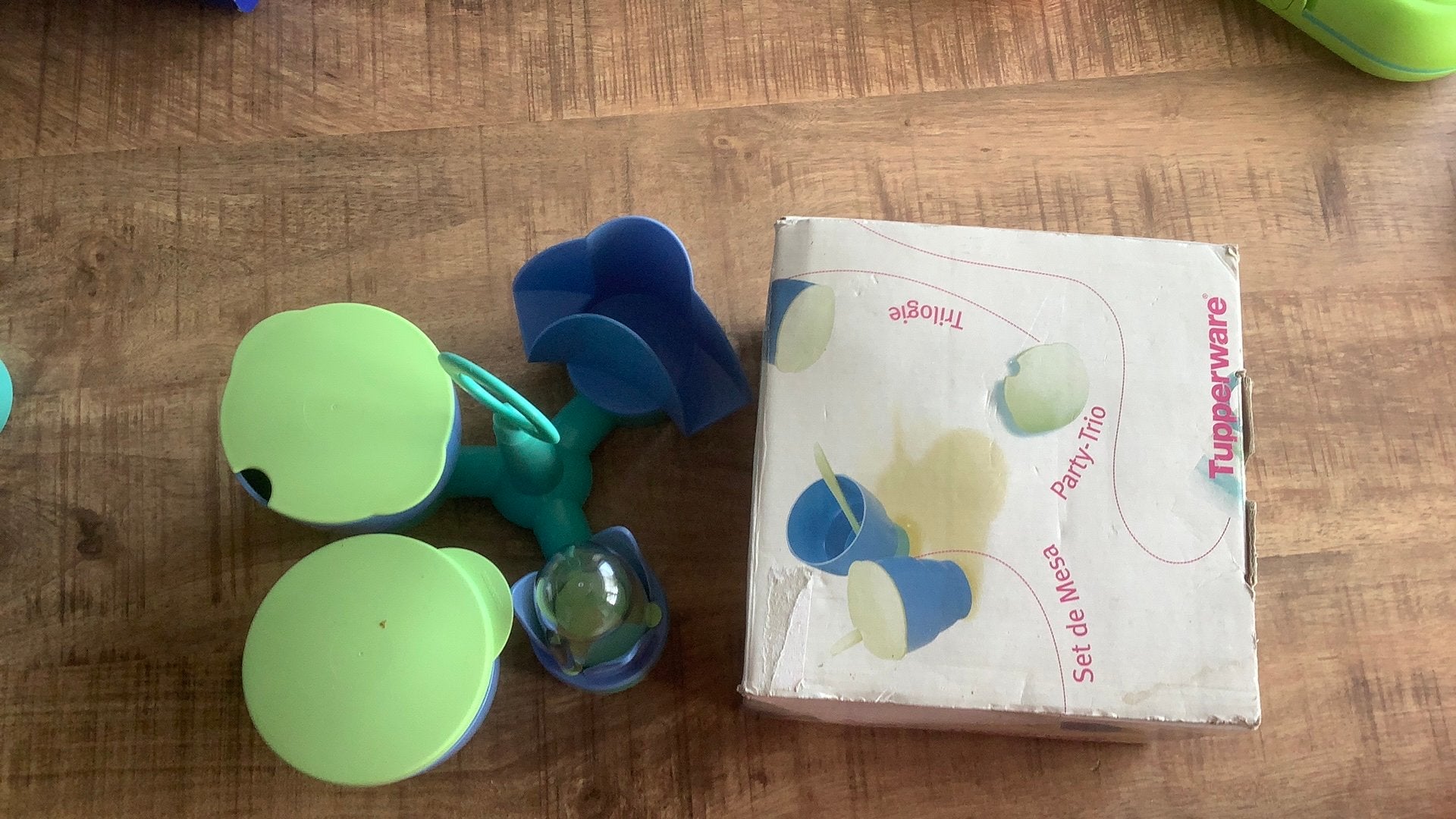 Tupperware party trio - Nieuw in doos, BPA-vrij, Blauw, Overige typen, Nieuw