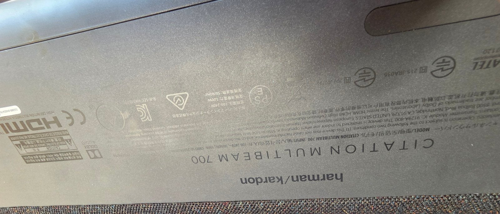 Harman/Kardon Citation MultiBeam 700 Soundbar, Audio, Tv en Foto, Soundbars, Ophalen, Bluetooth, Zo goed als nieuw