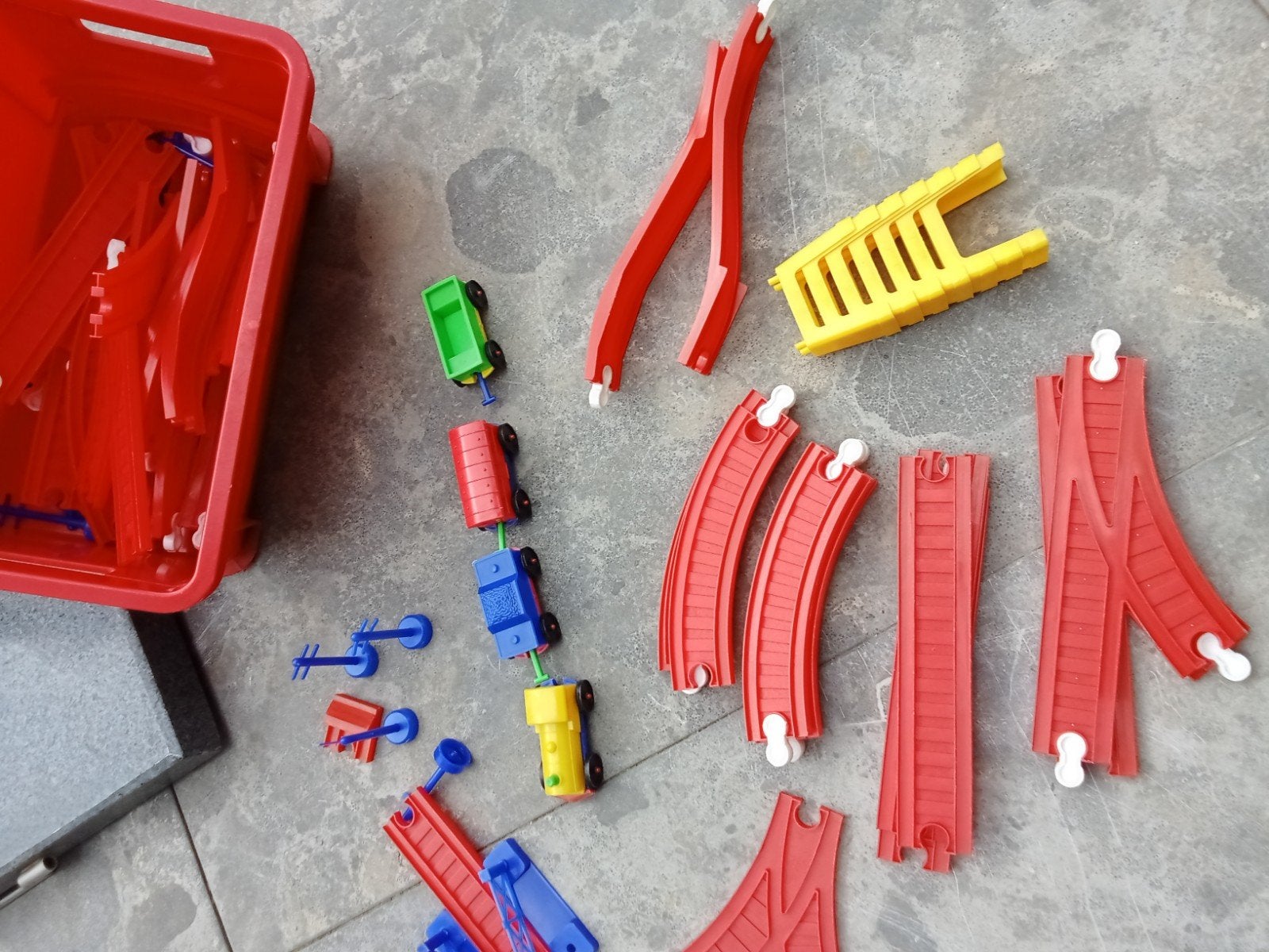 Jaren '70 Zeldzame Mettoy Playcraft Junior Railway Treinset, Ophalen of Verzenden
