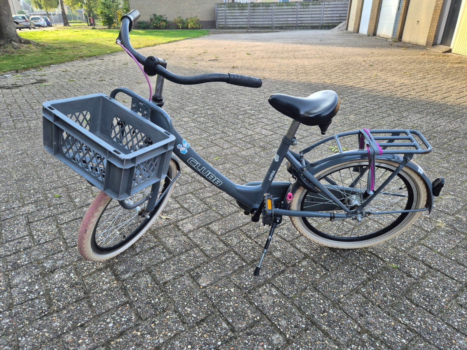 Meisjesfiets Clubb Alexa 20 inch met mandje, Ophalen, Terugtraprem, Gebruikt, Clubb
