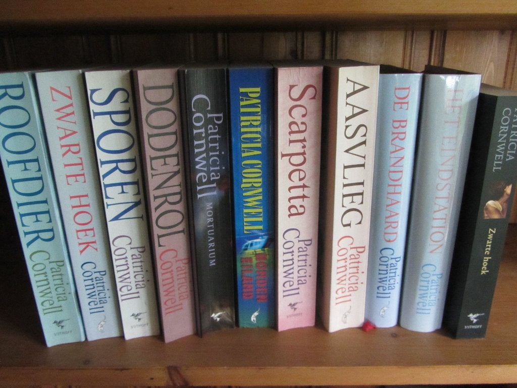 10 thrillers  Patricia Cornwell, Boeken, Ophalen of Verzenden, Zo goed als nieuw, Patricia Cornwell, Nederland