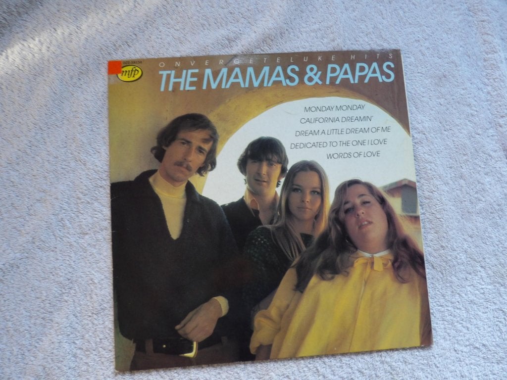 onvergetelijke hits > THE MAMAS  & PAPAS, LP, Gebruikt, Complilatie, 12 inch