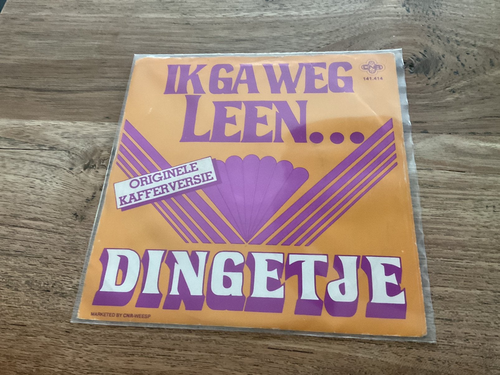 Dingetje, Ik ga weg Leen, Ophalen of Verzenden, 7 inch, Pop