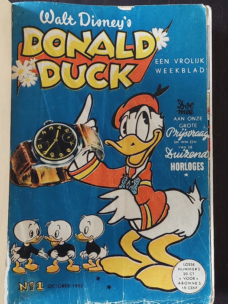 Donald Duck jaargang 1952 en 1953, Gelezen, Complete serie of reeks, Ophalen of Verzenden, Walt Disney Company