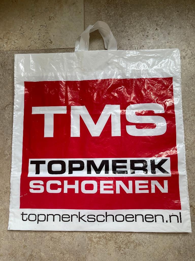 "TMS" 'Top Merk Schoenen' Boodschappentas, Ophalen of Verzenden, Zo goed als nieuw, Reclamebord