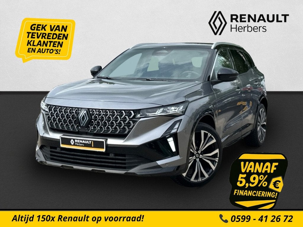 Renault Austral 1.2 E-Tech full hybrid 200 techno NIEUW MODE, Automatische klimaatregeling, Gebruikt, 1199 cc, Leder en Stof