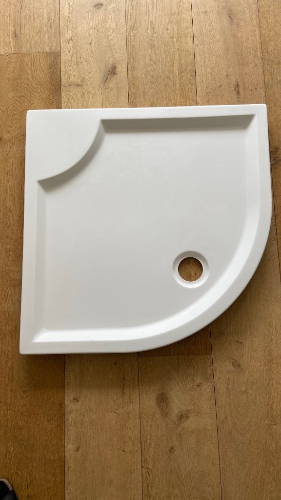 Xenz Bounty douchebak 90 x 90 x 4cm kwartrond incl. siffon, Ophalen, Zo goed als nieuw, Douche