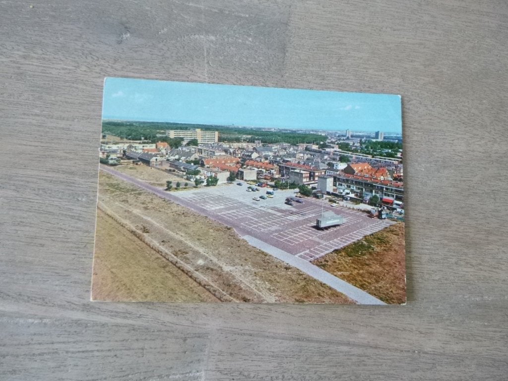 Hoek van Holland, panorama/luchtfoto, Verzenden, 1980 tot heden, Gelopen, Zuid-Holland