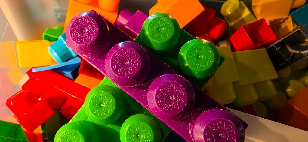 Bouwblokken megabloks, Ophalen, Zo goed als nieuw, Megabloks