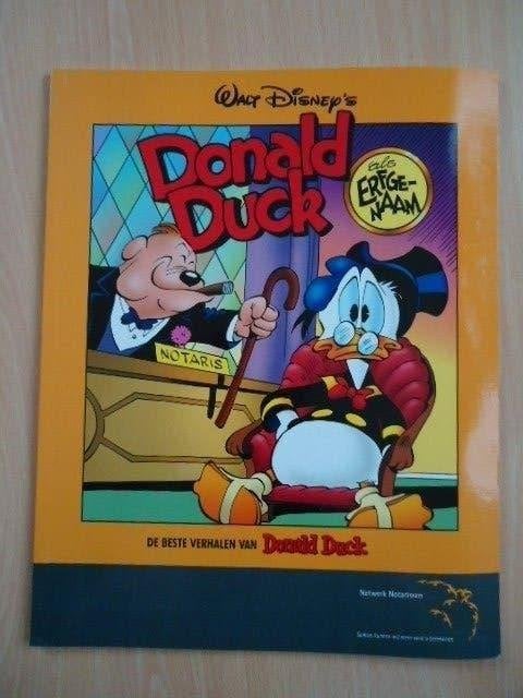 Donald Duck als erfgenaam, speciale uitgave Netwerk Notaris, Eén stripboek, Ophalen of Verzenden, Zo goed als nieuw