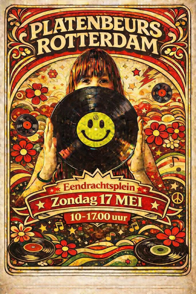 Platenbeurs Rotterdam zondag 17 mei Eendrachtsplein, Cd's en Dvd's, Vinyl Singles, Ophalen of Verzenden, Zo goed als nieuw, Pop